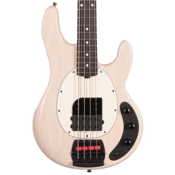 Music Man Tim Commerford StingRay Passive Bass Guitar in Fright Night White (53584)
