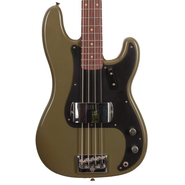 Fender Custom Shop 60's Precision Bass Guitar in Faded Aged Olive Green (53600)