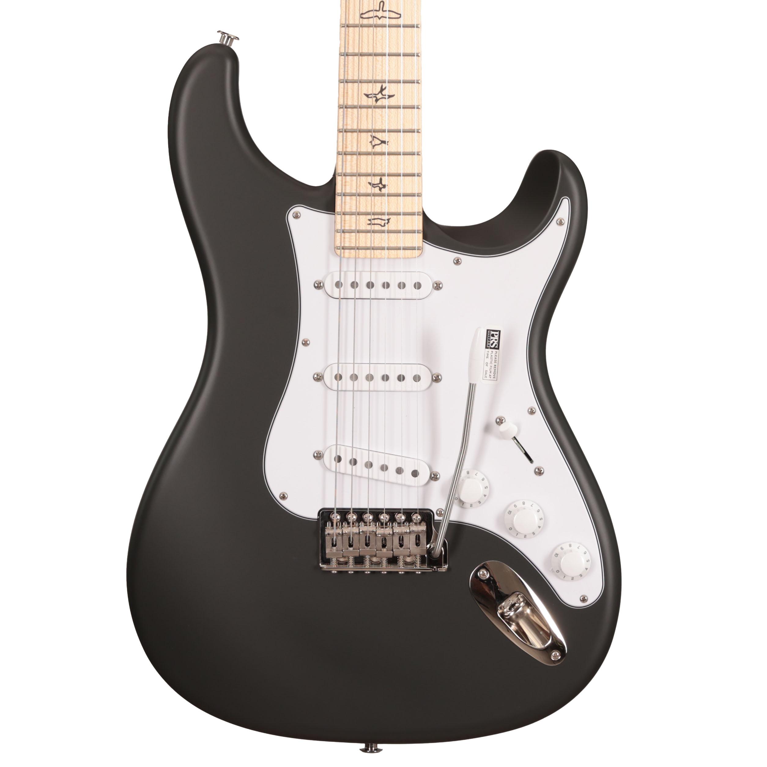 PRS John Mayer Silver Sky Electric Guitar in Faded Black Tee Satin Maple Fretboard (53772)