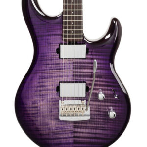 Music Man Luke 4 Maple Top HH Electric Guitar in Grape Slushie