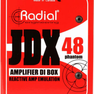 Radial JDX Amplifier DI / switcher Guitar Amp Direct Box - sits between amp head and cab