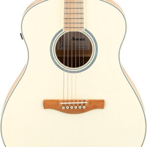 Ibanez AAM370M2E-APF Advanced Auditorium Electro Acoustic in Antique White Peach Fuzz