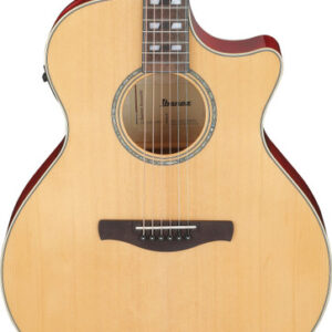 Ibanez AE170-NTR AE Series Electro Acoustic Guitar in Natural with Transparent Red Back & Sides