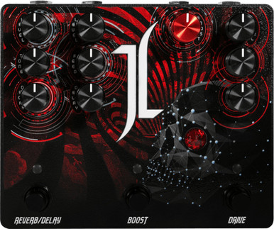 AllPedal Devils Triad Jeff Loomis Signature Distortion Boost Delay Reverb Pedal