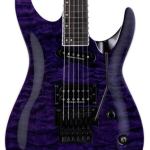 ESP LTD Andy Larocque AlR-II Electric Guitar in See Thru Purple
