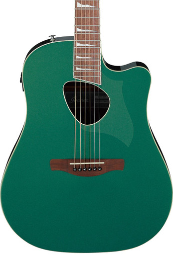Ibanez Altstar Series Electro Acoustic Spruce Top Jungle Green Metallic High Gloss