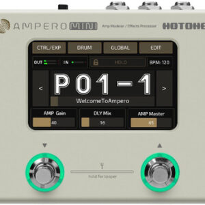 Hotone Ampero Mini Multi FX and Amp Modeller Pedal In Vanilla