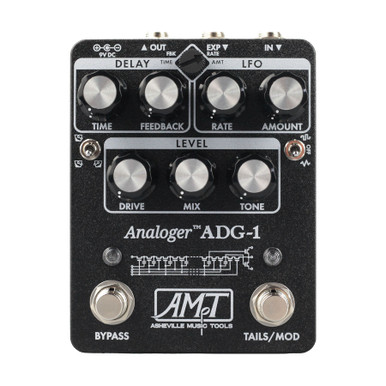 Asheville Music Tools ADG-1 Anologer Delay Pedal in Textured Black