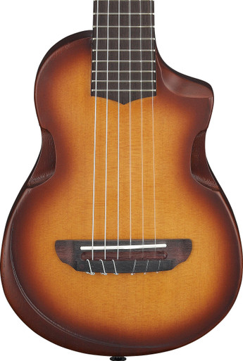 Ibanez AUP10N Advanced Electro Acoustic Ukulele in Open Pore Light Brown Sunburst