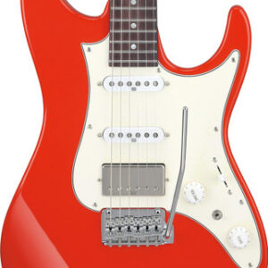 Ibanez AZ2204NW-VR AZ Prestige Series HSS Electric Guitar in Vermillion Red