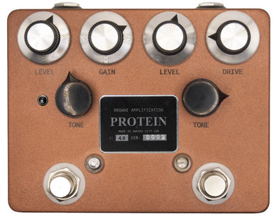 Browne Amplification The Protein V4 Dual Overdrive Pedal in Copper