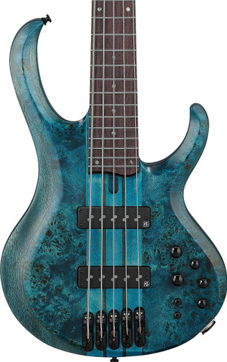 Ibanez BTB945-COL BTB Series 5-String Bass Guitar in Cosmic Blue