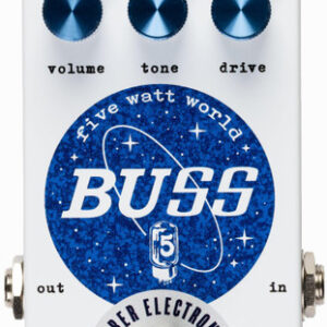 Barber Electronics Five Watt World BUSS Drive Pedal in White