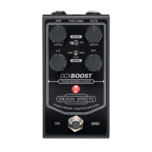 Origin Effects DCX BOOST Studio Preamp Pedal - Black Edition