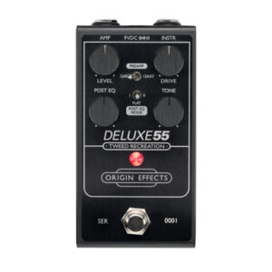 Origin Effects Deluxe 55 Tweed Recreation Pedal - Black Edition