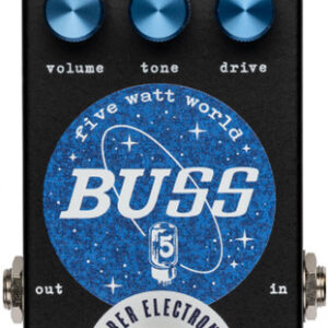 Barber Electronics Five Watt World BUSS Drive Pedal in Black