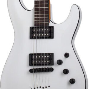 Schecter C-1 Jerry Horton 25th Anniversary Electric Guitar in White