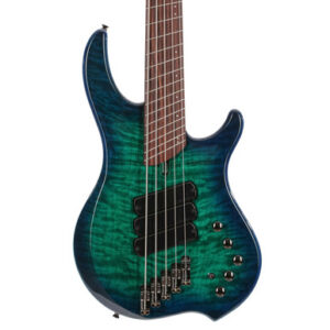 Dingwall Combustion 5-String Quilted Top Bass Guitar in Whalepool Burst
