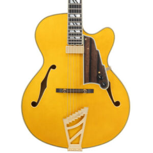 D'Angelico Excel 16 Archtop Electric Guitar In Amber