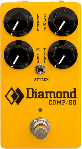 Diamond Comp/EQ Optical Compressor and Tilt EQ Pedal