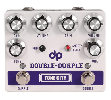 Tone City Double Durple Peter "Danish Pete" Honoré Dual Overdrive Pedal
