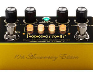 Dawner Prince Boonar Gold Bar 10th Anniversary Edition Multi Head Drum Echo Rec Pedal