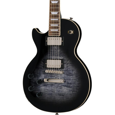 Epiphone Les Paul Tribute Plus Left Handed Electric Guitar in Transparent Ebony Burst