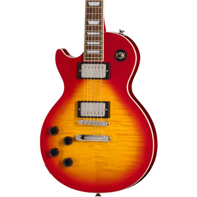 Epiphone Les Paul Tribute Plus Left Handed Electric Guitar in Heritage Cherry Sunburst
