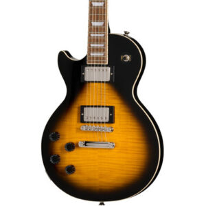 Epiphone Les Paul Tribute Plus Left Handed Electric Guitar in Vintage Sunburst