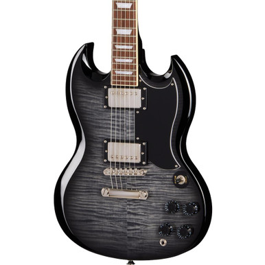 Epiphone SG Tribute Plus Electric Guitar in Ebony Burst