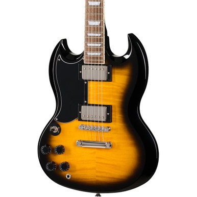 Epiphone SG Tribute Plus Left Handed Electric Guitar in Vintage Sunburst