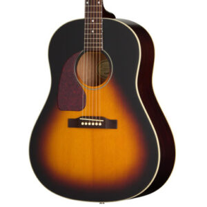Epiphone Inspired by Gibson J-45 Studio Left Handed Electro Acoustic Guitar in Vintage Sunburst