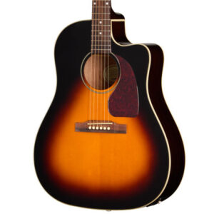 Epiphone Inspired by Gibson J-45 Studio EC Electro Acoustic Guitar in Vintage Sunburst