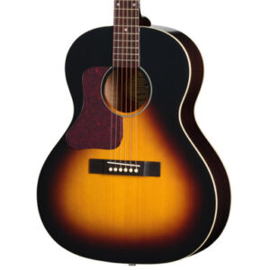 Epiphone Inspired by Gibson Blues King Studio Left Handed Electro Acoustic Guitar in Dark Burst