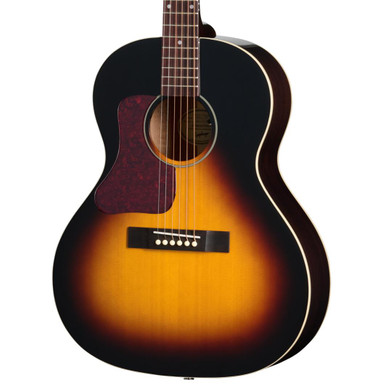 Epiphone Inspired by Gibson Blues King Studio Left Handed Electro Acoustic Guitar in Dark Burst