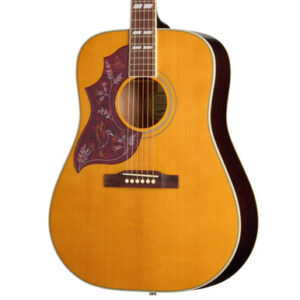 Epiphone Inspired by Gibson Hummingbird Studio Left Handed Electro Acoustic Guitar in Natural