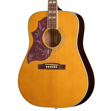 Epiphone Inspired by Gibson Hummingbird Studio Left Handed Electro Acoustic Guitar in Natural