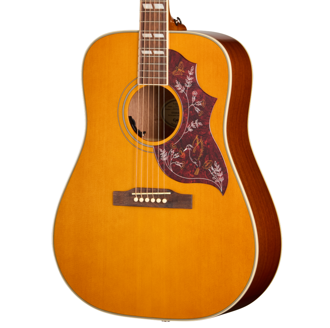 Epiphone Inspired by Gibson Hummingbird Studio Electro Acoustic Guitar in Natural
