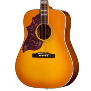 Epiphone Inspired by Gibson Hummingbird Studio Left Handed Electro Acoustic Guitar in Heritage Cherry Sunburst