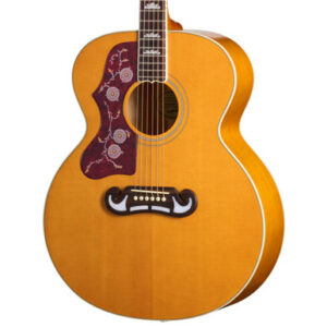 Epiphone Inspired by Gibson J-200 Studio Left Handed Electro Acoustic Guitar in Natural