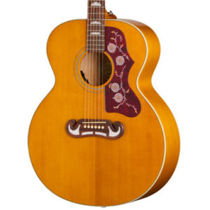 Epiphone Inspired by Gibson J-200 Studio Electro Acoustic Guitar in Natural