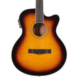 EastCoast G1CE Grand Auditorium Electro Acoustic in Dark Sunburst