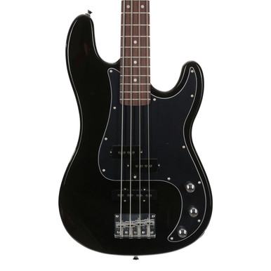 EastCoast PJ4 Electric Bass Guitar in Black Rosewood Fretboard