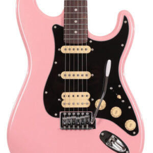EastCoast ST2 HSS Electric Guitar in Bubblegum Metallic