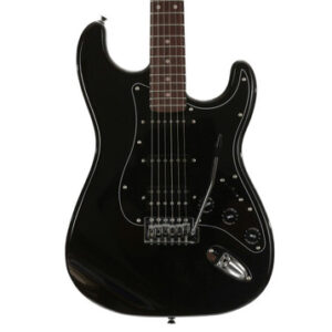 EastCoast ST2 HSS Electric Guitar in Black Metallic Rosewood Fretboard