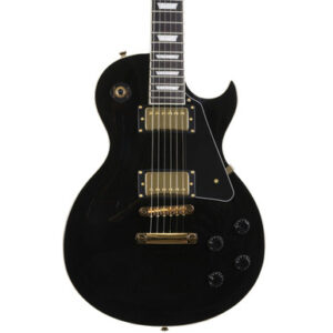 EastCoast L1 Electric Guitar in Black with Rosewood Fretboard