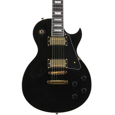 EastCoast L1 Electric Guitar in Black with Rosewood Fretboard