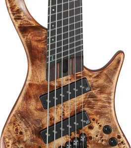Ibanez EHB1506MS-ABL Multiscale 6-String Bass Guitar in Stained Antique Brown