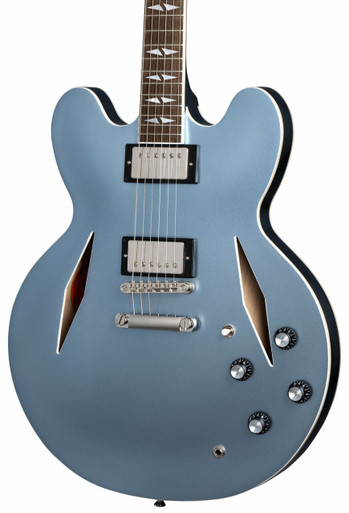 Epiphone Signature Dave Grohl DG-335 Electric Guitar in Pelham Blue - Image 1