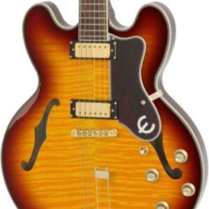 Epiphone Sheraton Figured Semi-Hollow Electric Guitar in Iced Tea